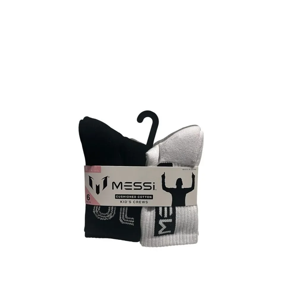 MESSI Kids Crew Socks NWT